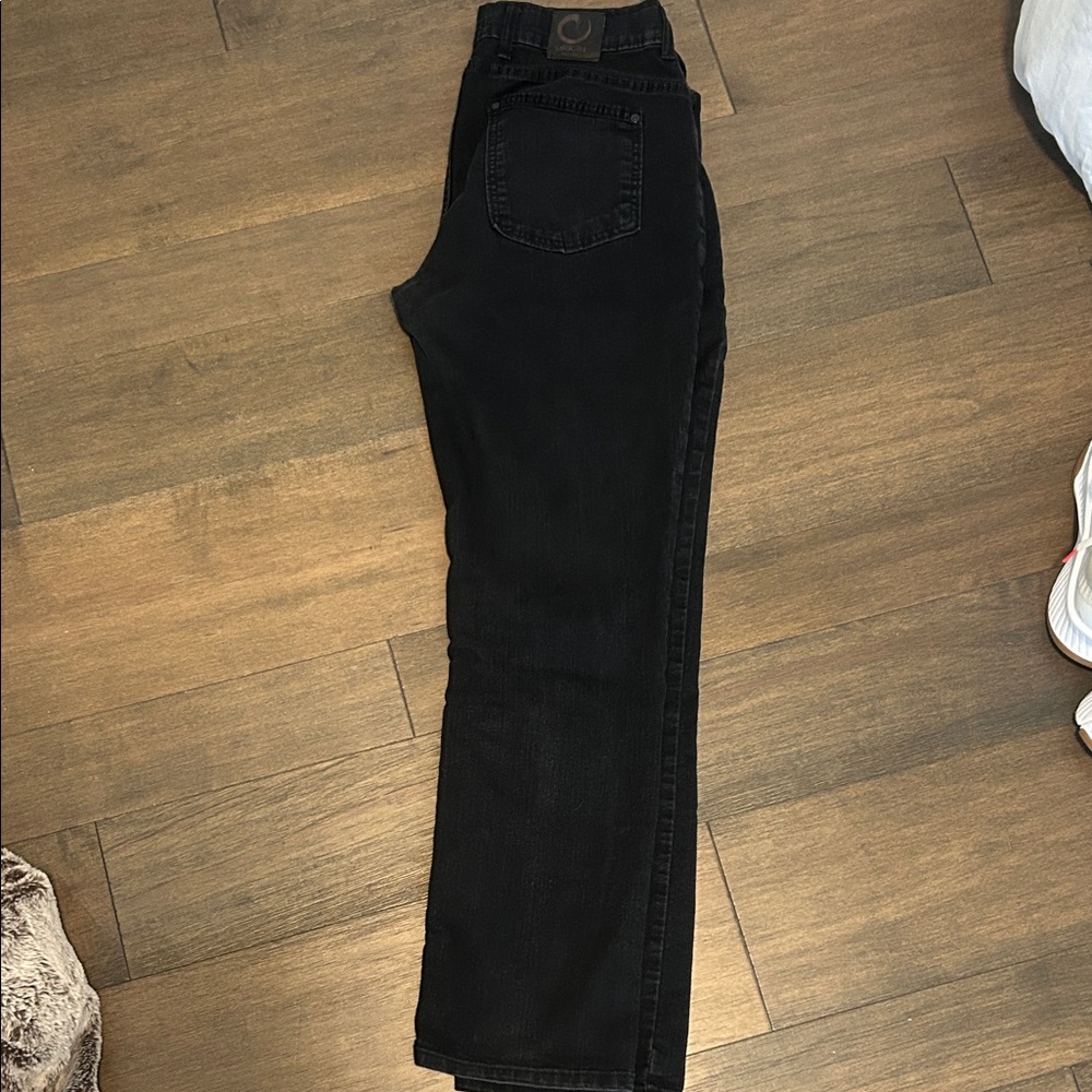 Men's Black Bootcut Jeans